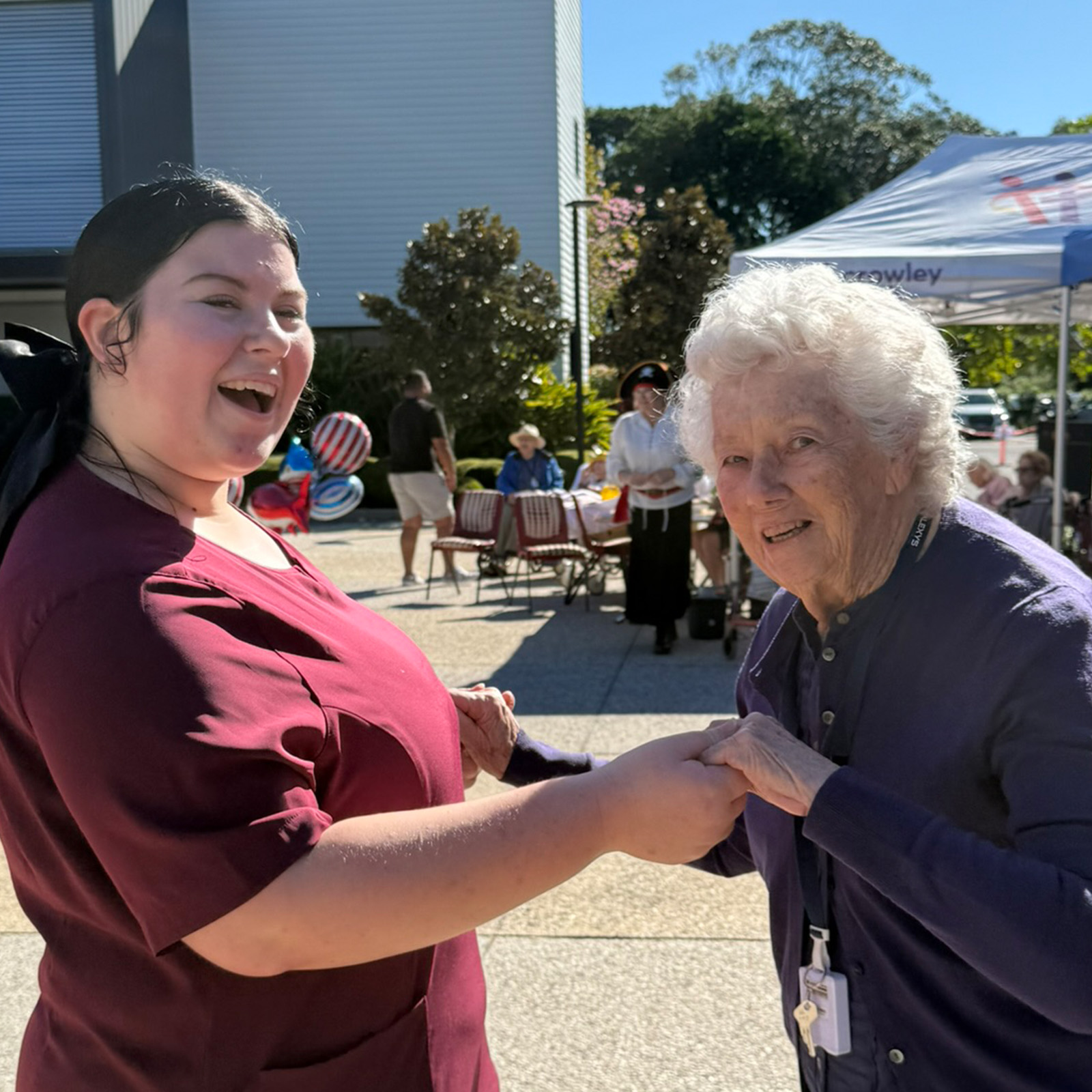 Res Care Dancing Fish and Chip Day